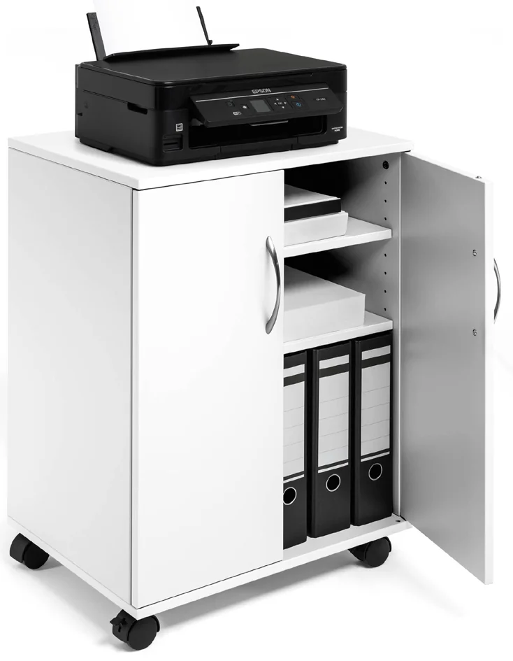 DURABLE Desserte de bureau '74/53', fermé, 3 compartiments - OEM 3115-02