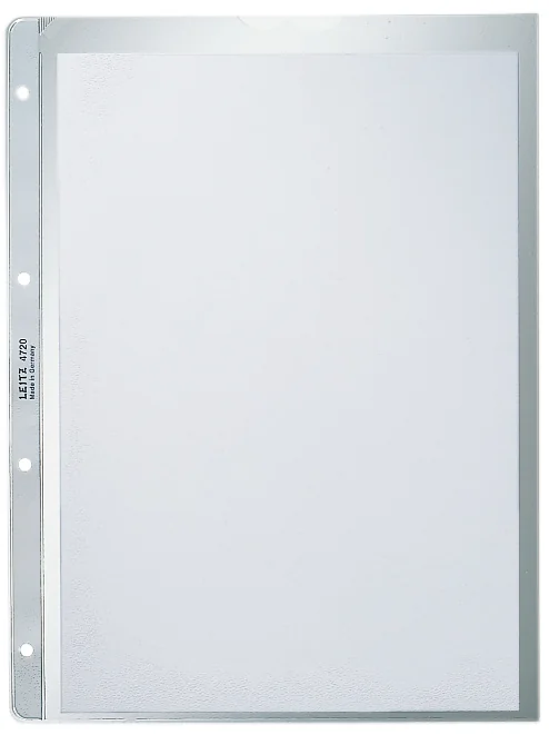 LEITZ Pochette perforée extra solide, format A4, PP, 0,13 mm - OEM 4720-00-03