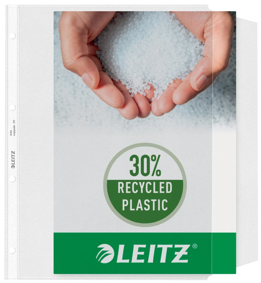 LEITZ Pochette perforée avec rabat, A4, PP, 0,12 mm - OEM 4764-00-00