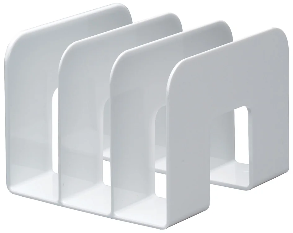 DURABLE Porte-revues TREND, plastique, 3 compartiments, noir - OEM 1701395060