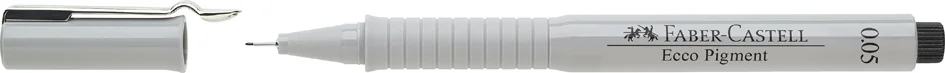 FABER-CASTELL Stylo feutre ECCO PIGMENT 0,7 mm, noir - OEM 166799
