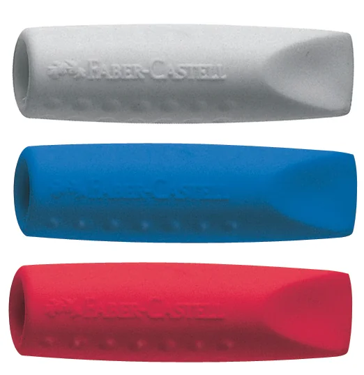 FABER-CASTELL Gomme 'GRIP 2001 ERASER CAP', couleur: gris - OEM 187000