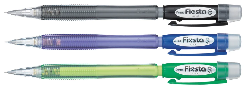 Pentel Porte-mines Fiesta AX105, noir transparent - OEM AX105-AO