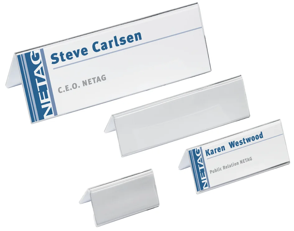 DURABLE Chevalet porte-nom, en acrylique, transparent - OEM 8034-19