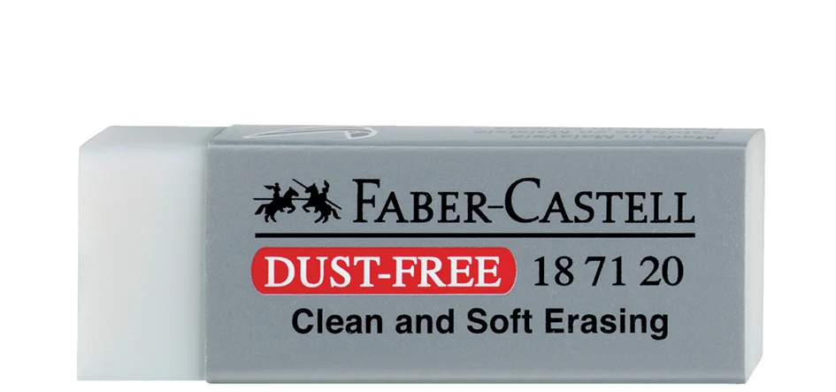 FABER-CASTELL Gomme en plastique DUST-FREE, vert - OEM 587122