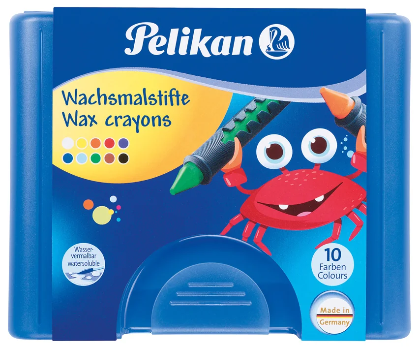 Pelikan crayons de cire 655/10, avec gaine, rond - OEM 400191603