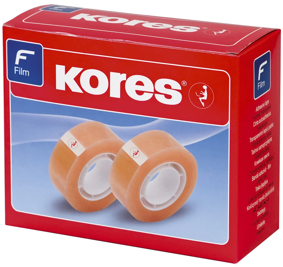 Kores Ruban adhésif standard, 15 mm x 10 m, transparent - lot de 30 - OEM K50115