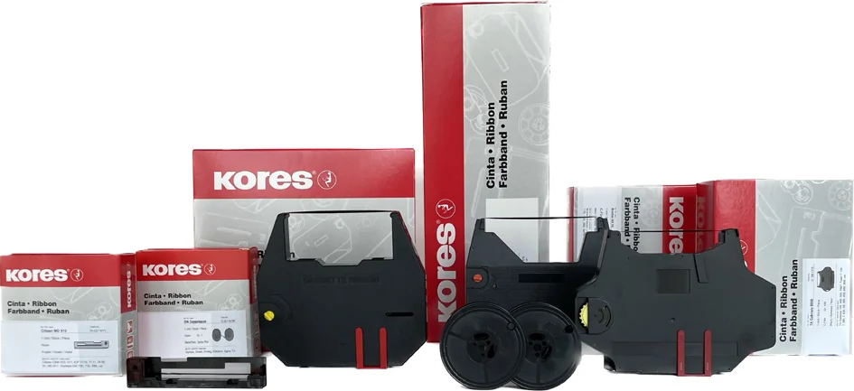 Kores Ruban encreur, groupe 5/6, bobine double, soie - OEM G005NSSR