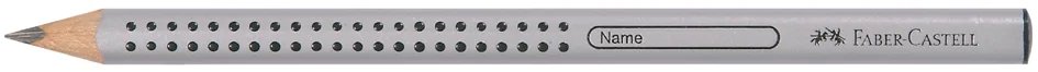 FABER-CASTELL Crayon Jumbo GRIP, B, argent - OEM 111900