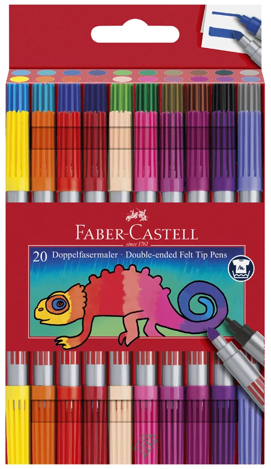 FABER-CASTELL Feutre double pointe, étui de 40 - OEM 151140 – Image 2