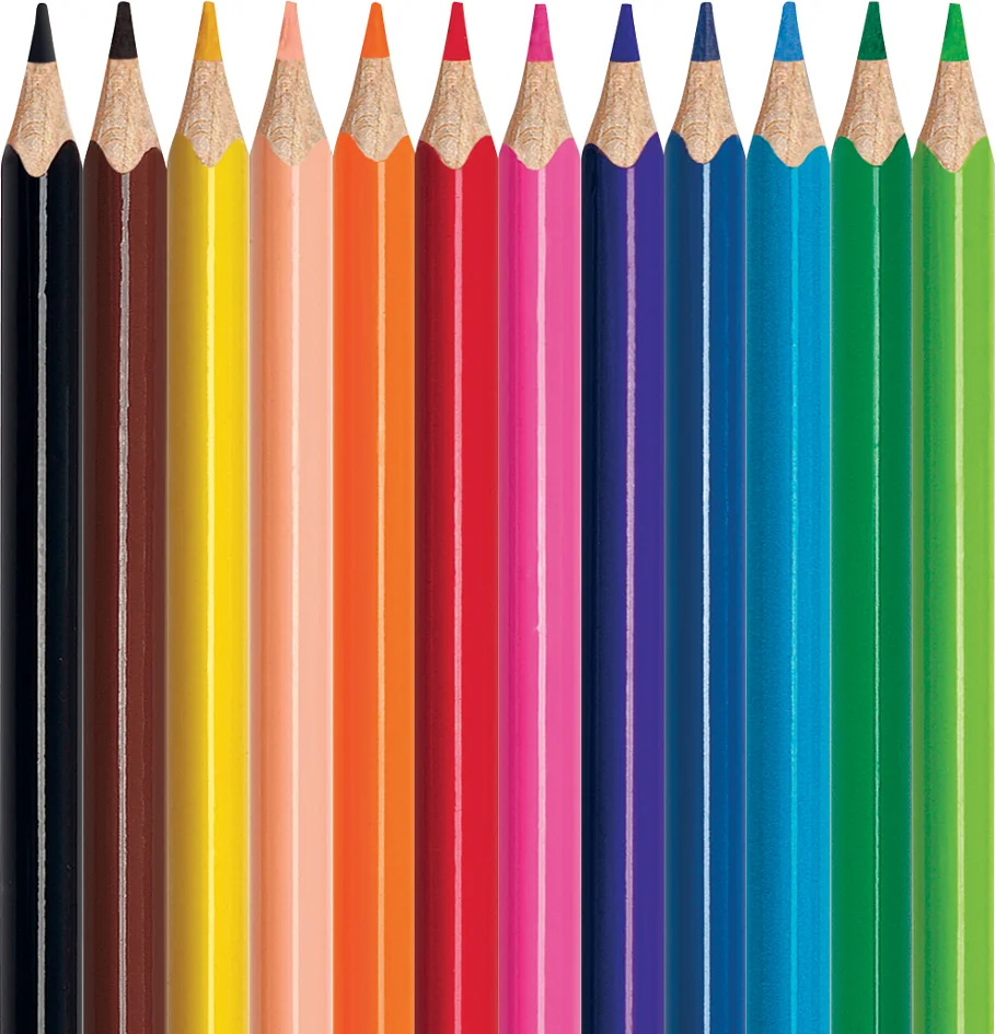 Maped Crayons de couleur COLOR'PEPS Mini, étui carton de 12 - OEM 832500
