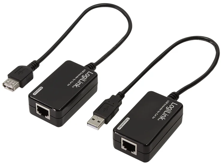 LogiLink Kit d'extension USB 2.0, noir - OEM UA0021D
