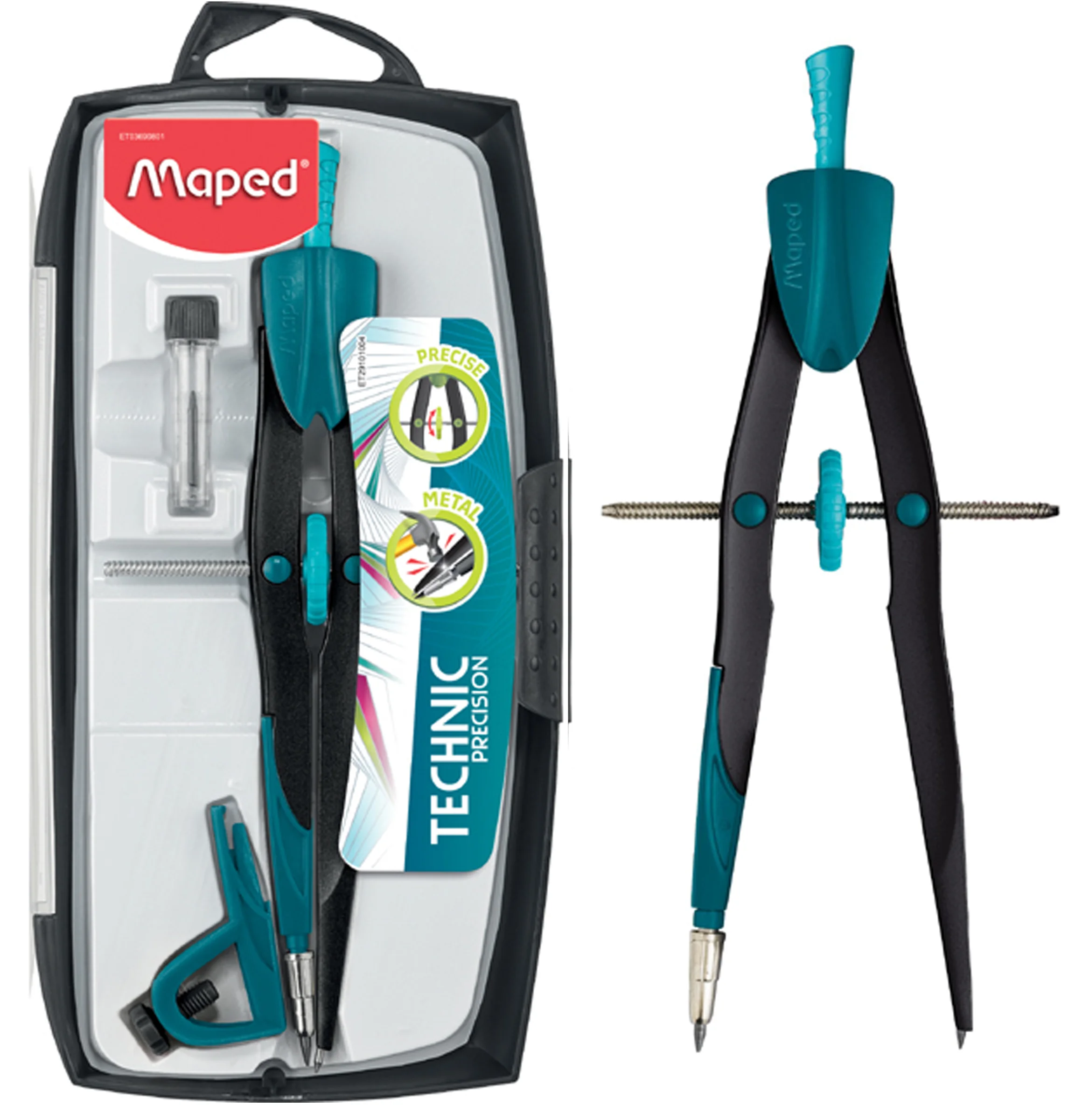 Maped Coffret compas Technic Precision, longueur: 165 mm - OEM 291010