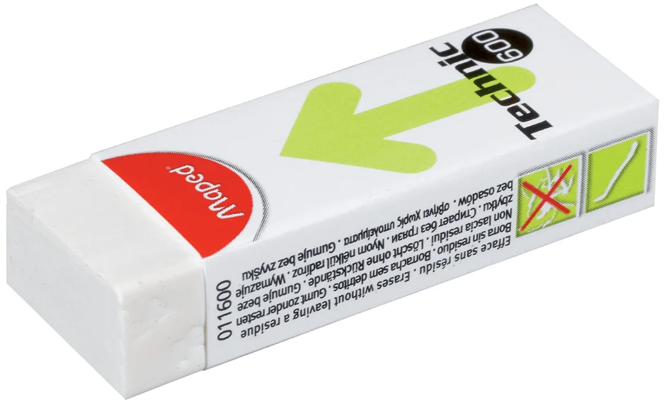 Maped Gomme plastique Technic 600, blanc - OEM 011600