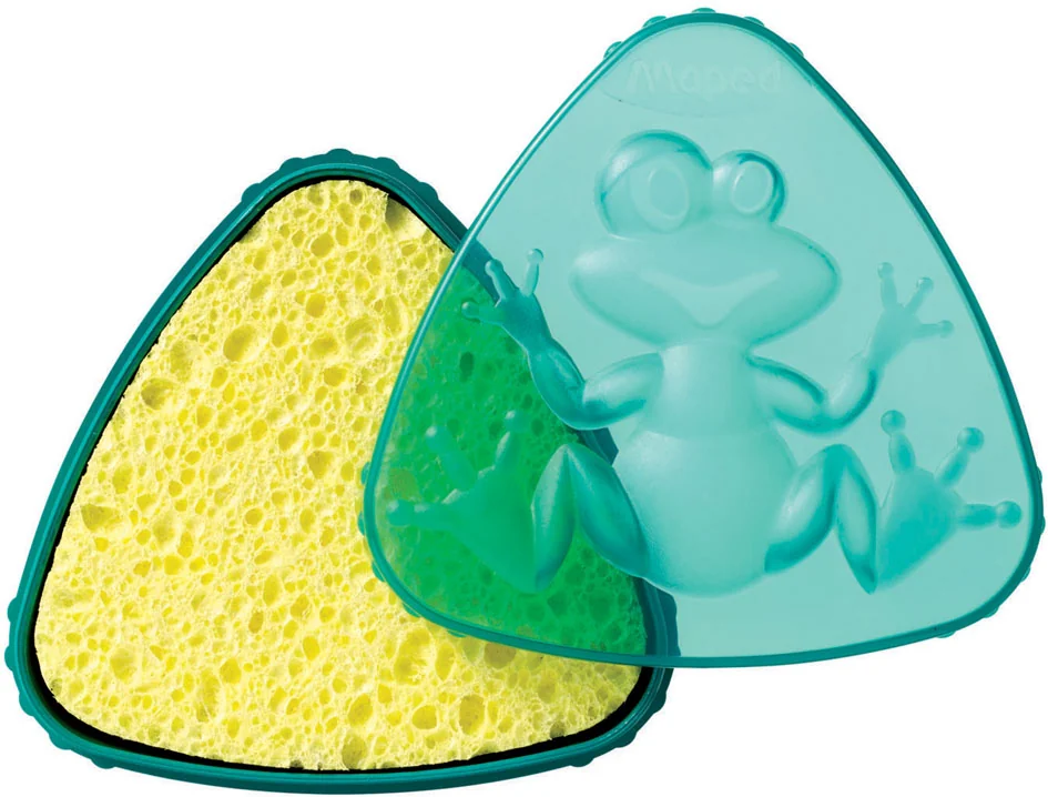 Maped Eponge pour ardoise,en boîte 'grenouille',triangulaire - OEM 258600