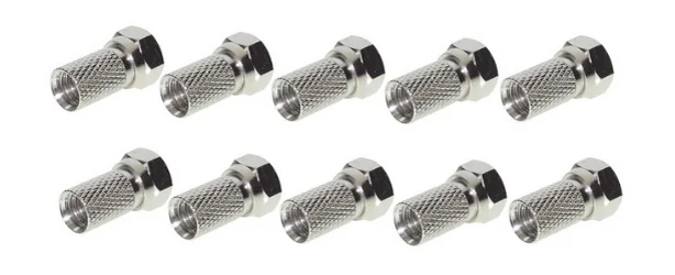 shiverpeaks Connecteur F BASIC-S, fiche F mâle Twist-on - OEM BS85002-10