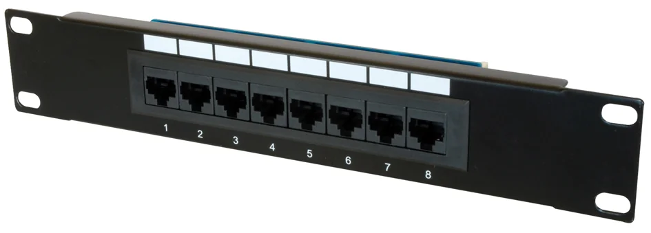 DIGITUS CAT.5e 10' panneau brassage, 12 x RJ45, blindé, 1U - OEM DN-91512S