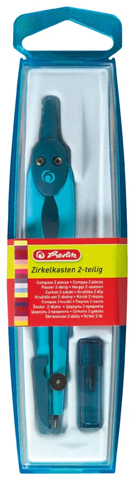 herlitz Boîte de compas 2 pièces, noir - OEM 300001321 – Image 2