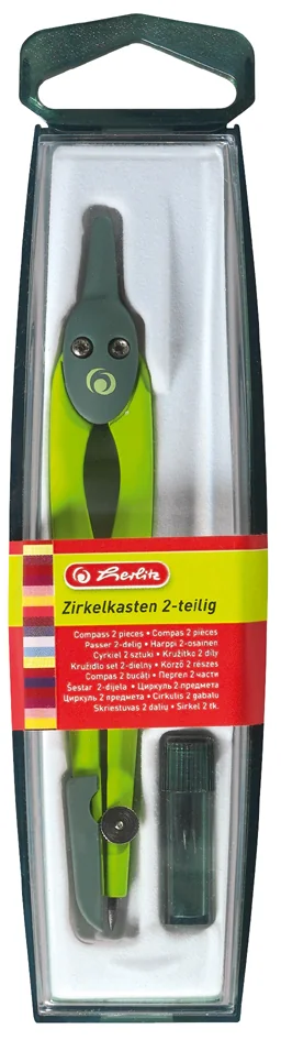 herlitz Boîte de compas 2 pièces, noir - OEM 300001321 – Image 3