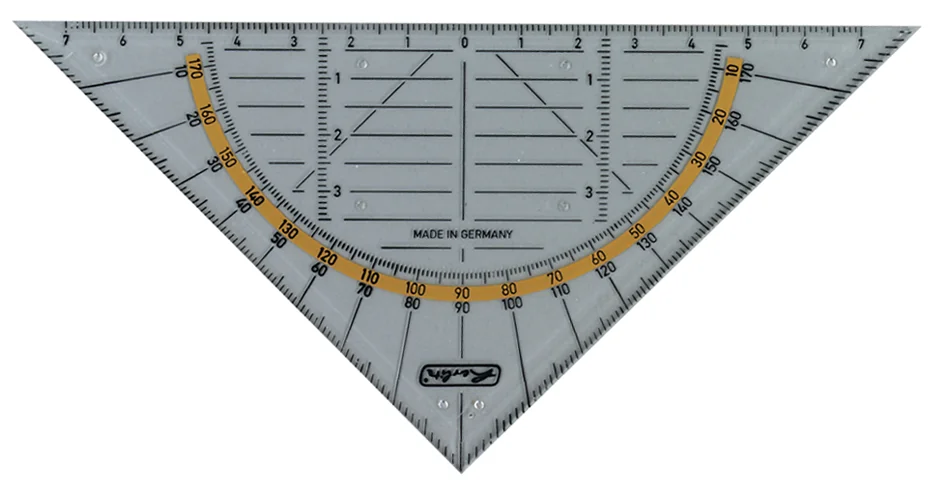 herlitz Equerre géométrique, hypoténuse: 160 mm - OEM 300010435