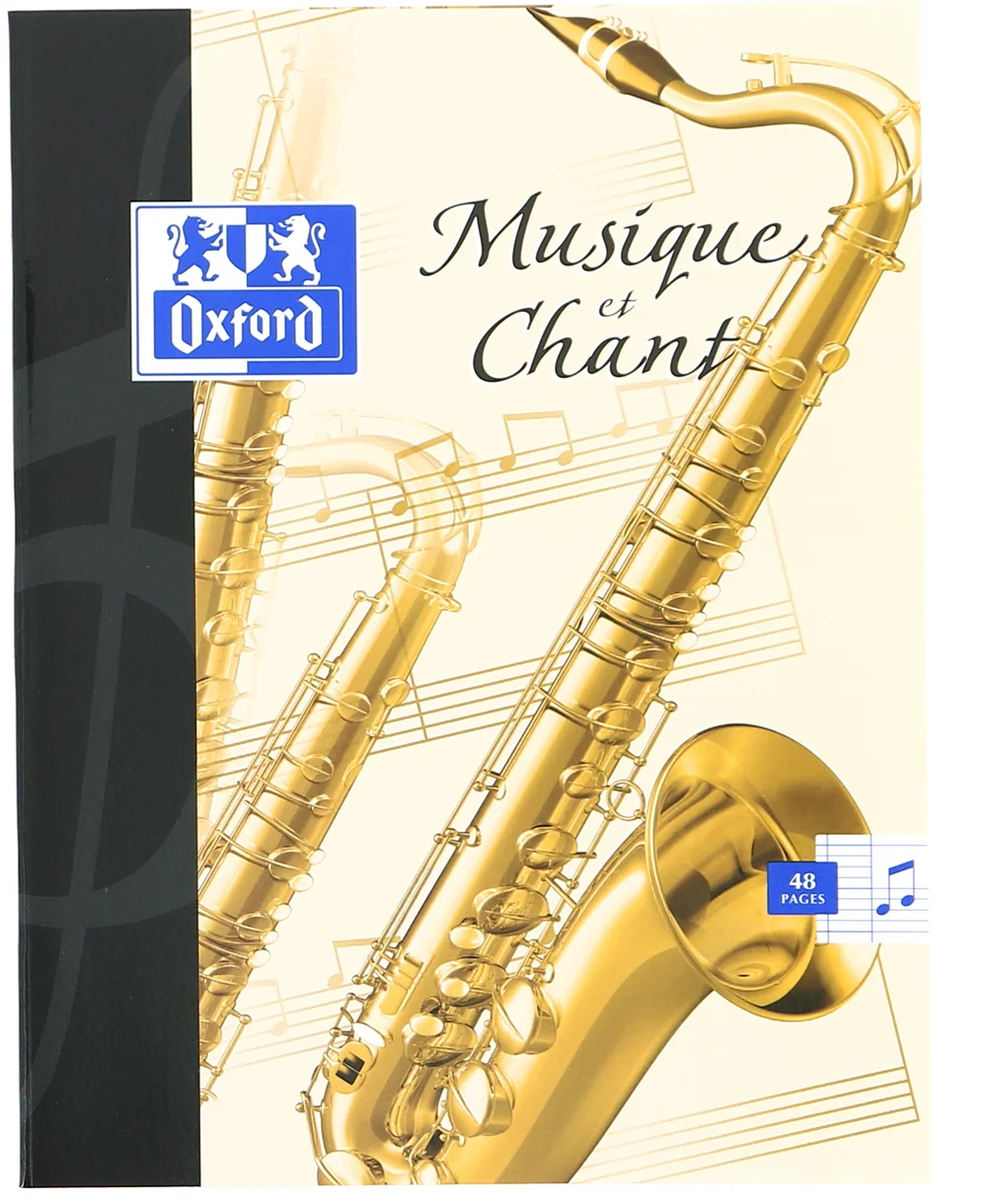 Oxford Cahier de musique et chant, 170 x 220 mm, séyès - OEM 400016256