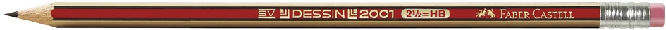 FABER-CASTELL Crayon DESSIN 2001, degré de dureté: HB - OEM 112100