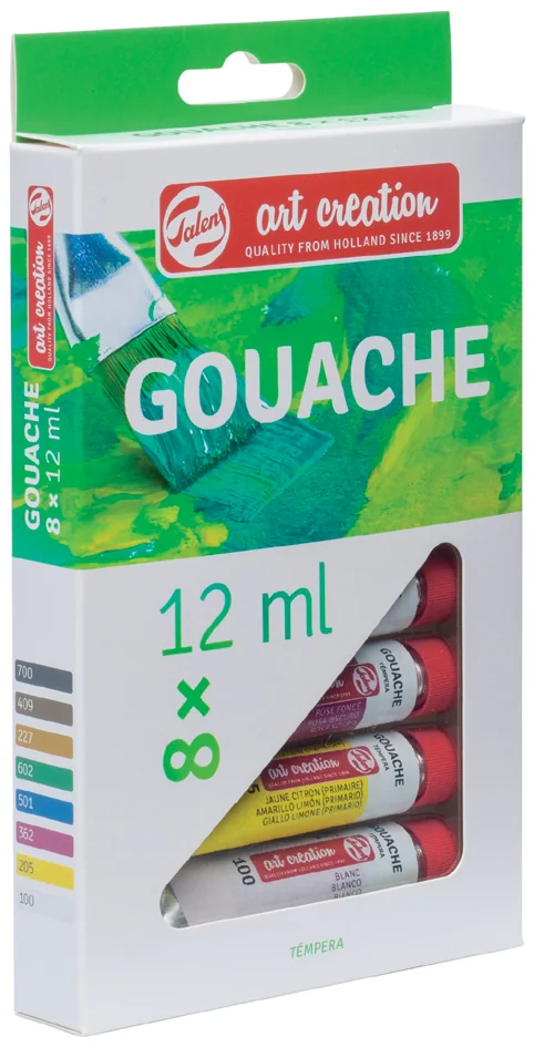 ROYAL TALENS Gouache ArtCreation, 12 ml, set de 8 - OEM 9021608M
