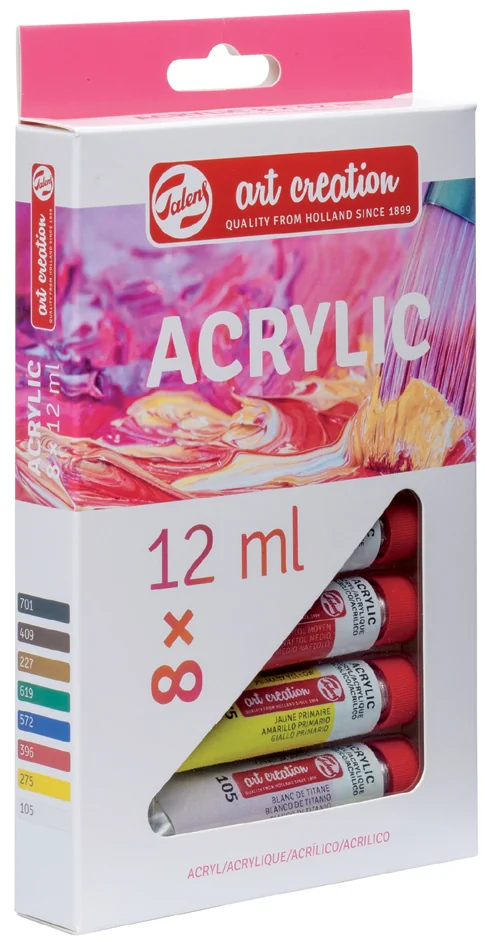ROYAL TALENS Acrylique ArtCreation, 12 ml, set de 8 - OEM 9021708M
