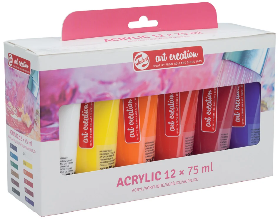 ROYAL TALENS Acrylique ArtCreation, 75 ml, set de 12 - OEM 3582812M