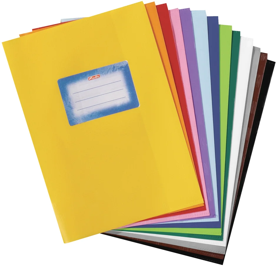 herlitz Protège-cahier format A5, gravé (paille), PP - lot de 25 - OEM 400139207