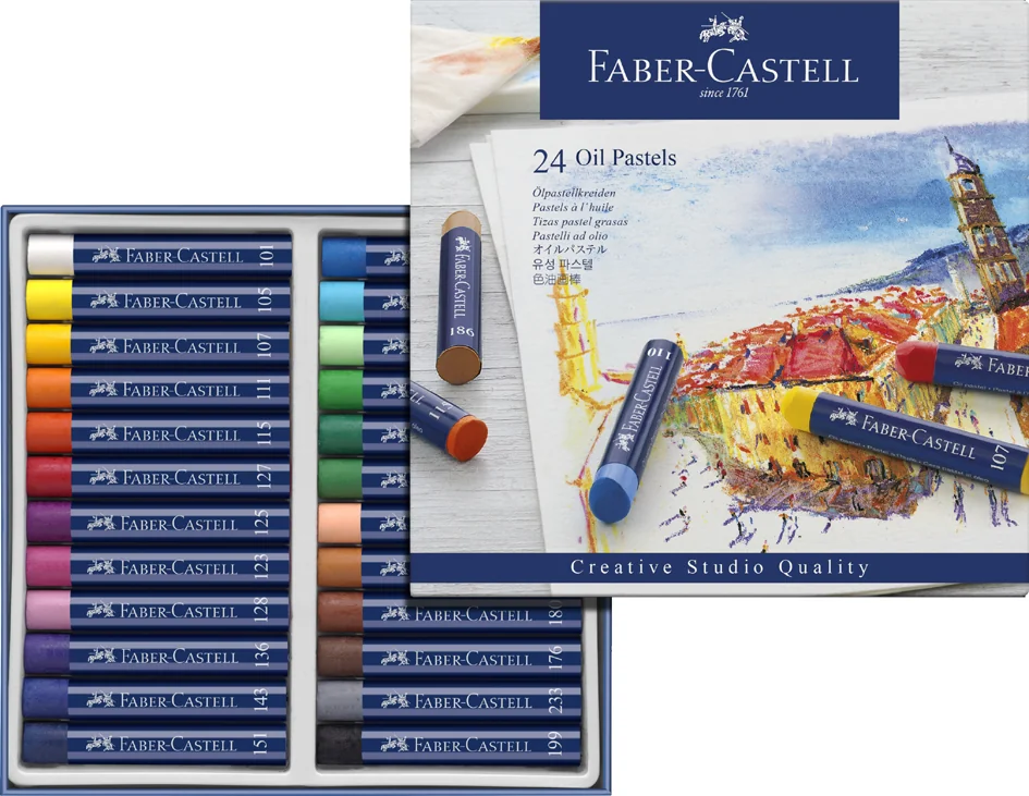 FABER-CASTELL Pastel à l'huile STUDIO QUALITY, étui de 36 - OEM 127036