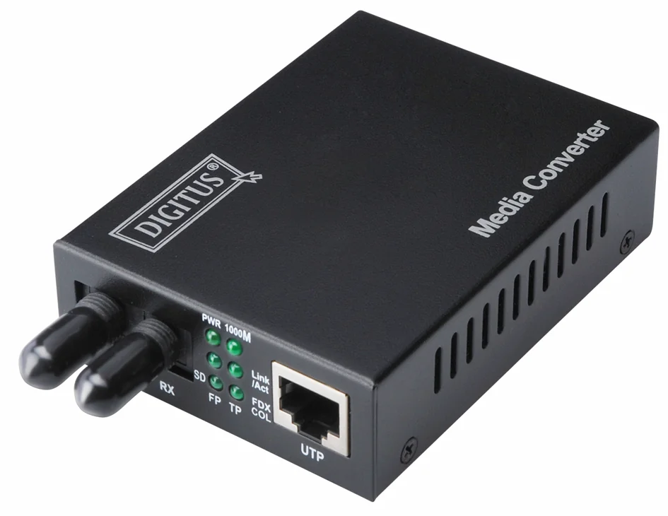 DIGITUS Convertisseur de média Gigabit Ethernet, ST/RJ45 - OEM DN-82110-1