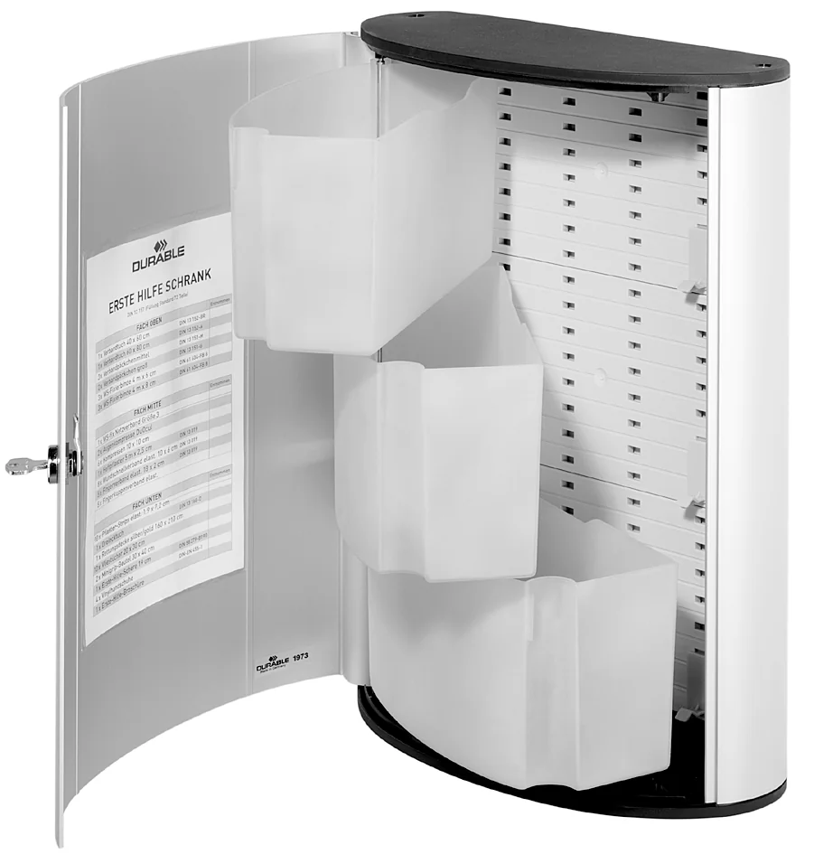 DURABLE FIRST AID BOX L, Boîte premiers soins très design - OEM 1973-23