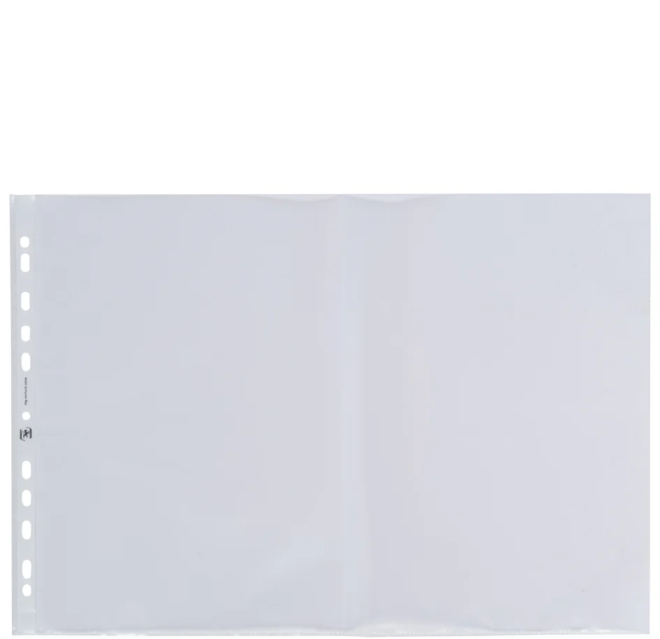 Oxford Pochette perforée, format A3 paysage, PP, 0,09 mm - OEM 100460996 – Image 2