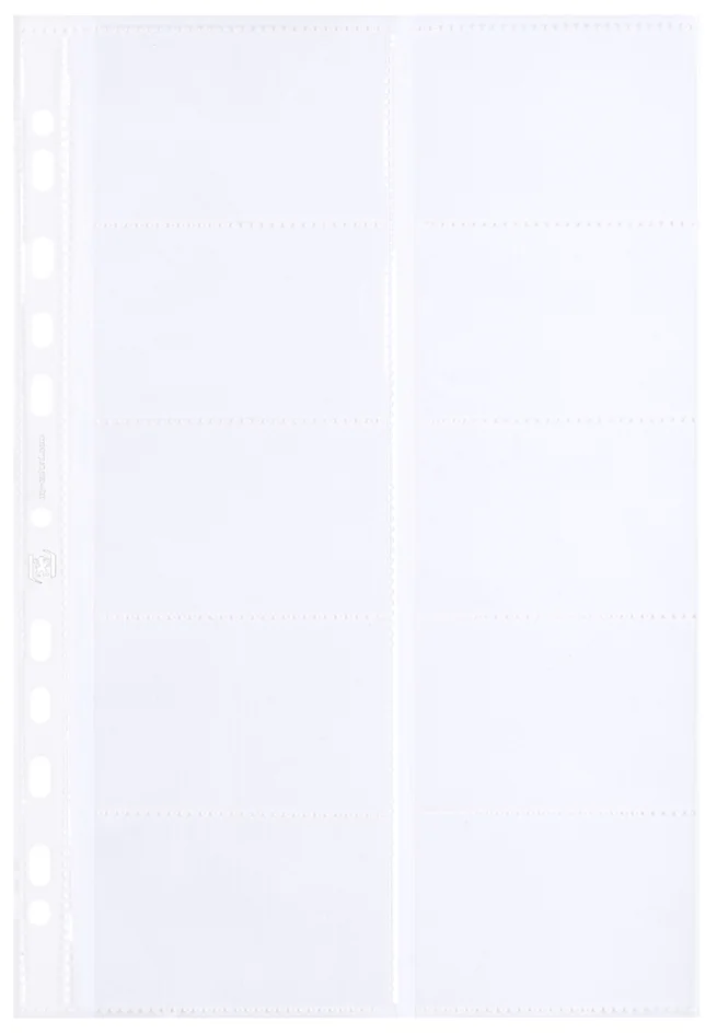 Oxford pochette pour cartes de visite,format A4, PP, 0,09 mm - OEM 100460994