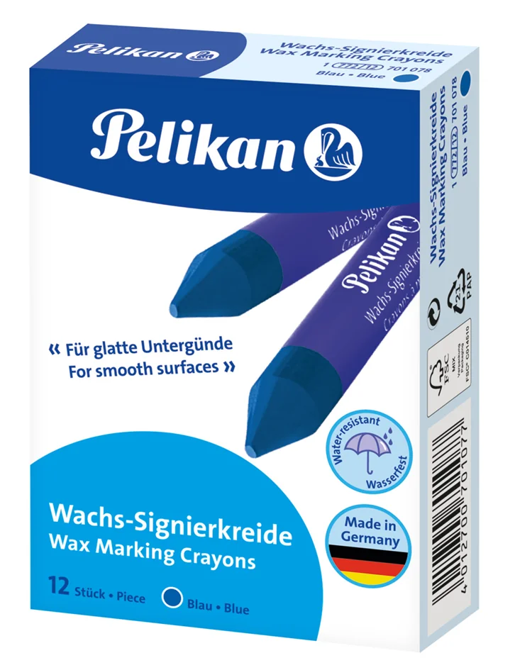 Pelikan Crayons de cire à marquer 772, bleu, diamètre: 12 mm - OEM 400142592