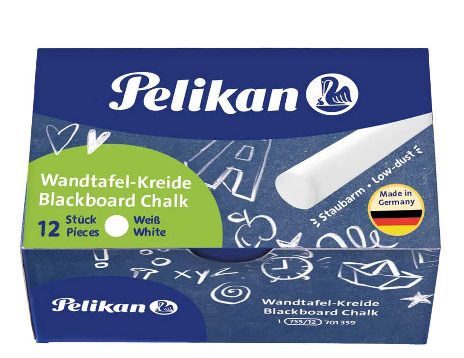 Pelikan Craie pour tableaux noirs 755/12, blanc, étui carton - OEM 400142594
