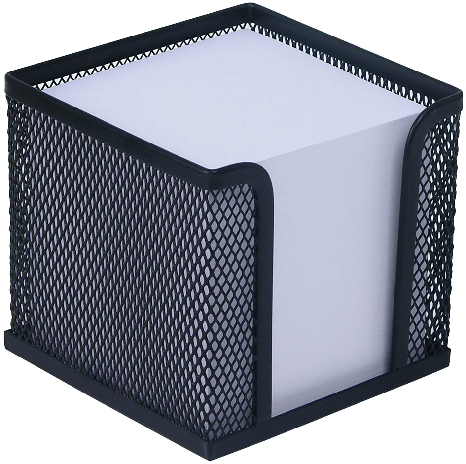 WEDO Bloc cube avec boîtier 'Office', fil métallique, argent - OEM 65 754