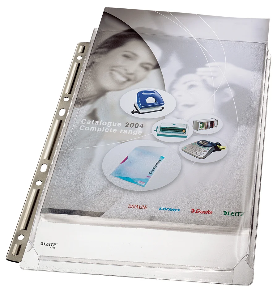 LEITZ pochette perforée Maxi, A4, PVC, 0,17 mm, granuleux - OEM 4755-30-03