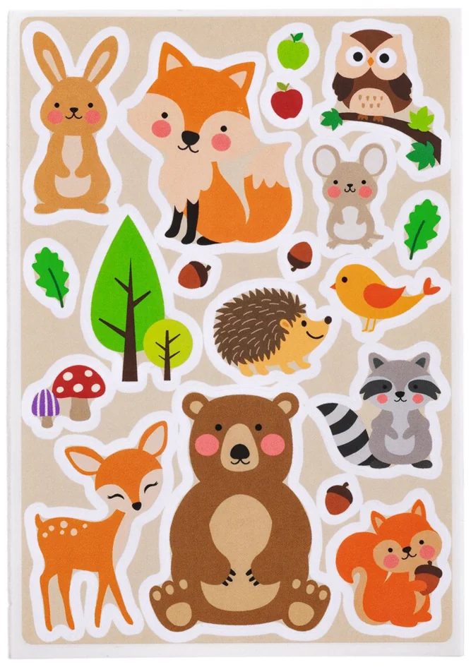 HERMA Sticker DECOR Les petits de la forêt - OEM 15686