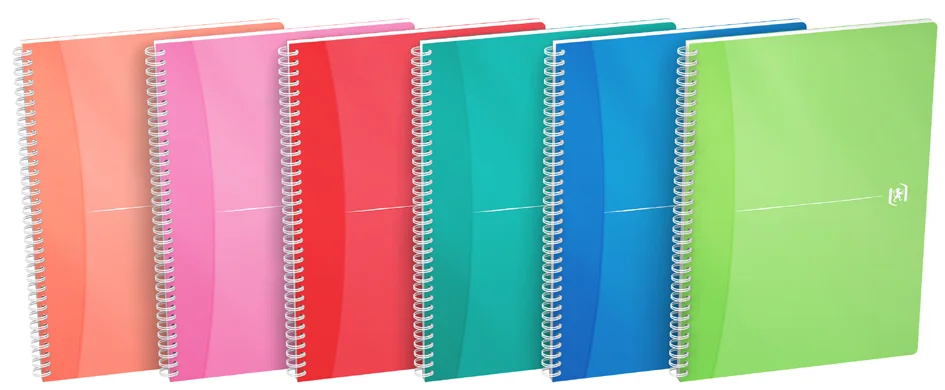 Oxford Cahier à spirale 'My Colours', A4, quadrillé - OEM 100101864