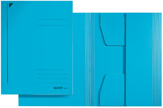LEITZ chemise-trieur, format A5, carton, 320 g/m2, bleu - OEM 3925-00-35
