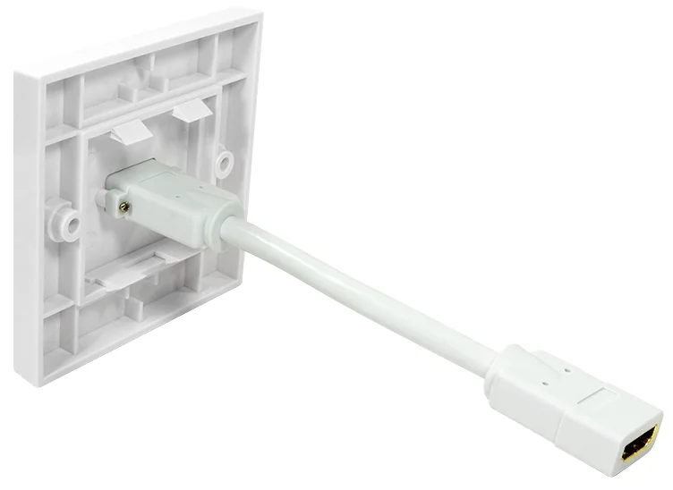 LogiLink Boîte de raccordement, 2 x HDMI, blindé, blanc - OEM AH0015