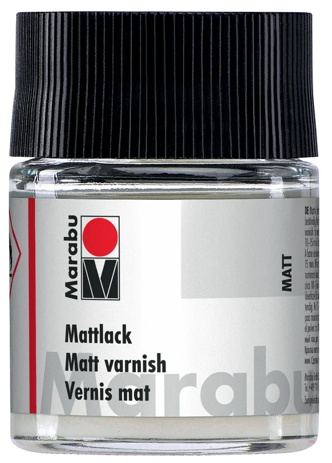 Marabu Vernis mat, mat, 50 ml, dans une boîte en verre - OEM 11080005000