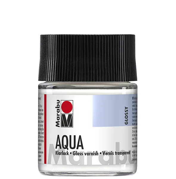 Marabu Vernis transparent Aqua, très brillant, 50 ml - OEM 11350005000