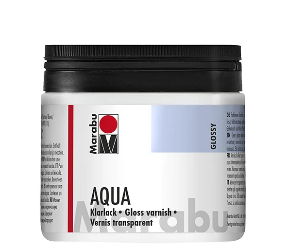 Marabu Vernis transparent Aqua, très brillant, 50 ml - OEM 11350005000 – Image 3
