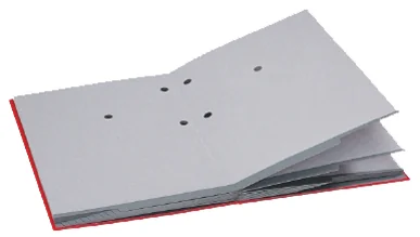 LEITZ parapheur, revêtement en PP, 10 compartiments, rouge - OEM 5701-00-25