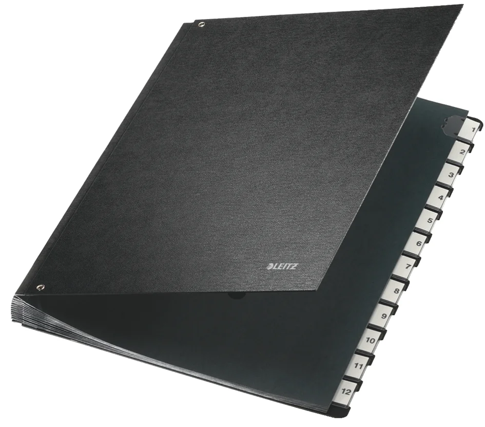 LEITZ classeur à soufflet, A4, 1-31/I-XII, 44 compartiments - OEM 5844-00-95