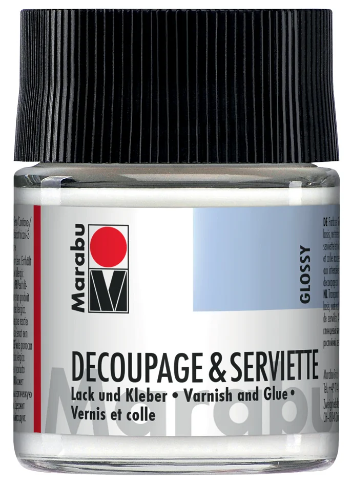 Marabu vernis & colle pour serviettes, brillant, 50 ml, dans - OEM 11400005844