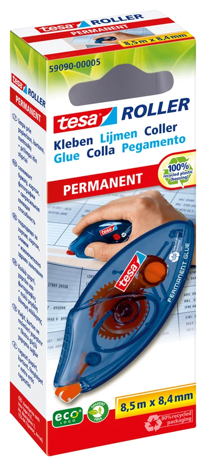 tesa Roller de colle jetable PERMANENT GLUE, 8,4 mm x 8,5 m - OEM 59090-00005-03